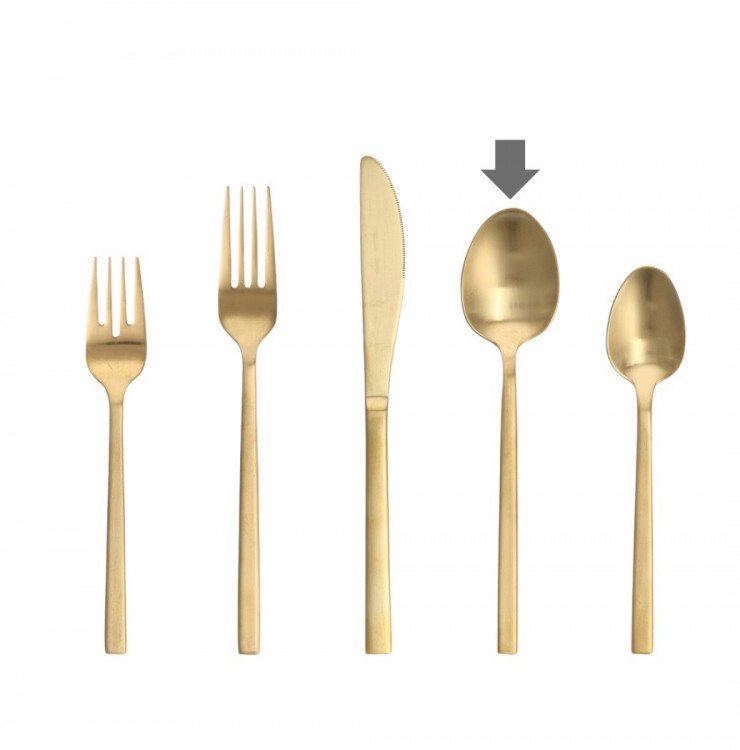 Gold Dinner Spoon