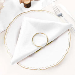 White Polyester Napkin (12)