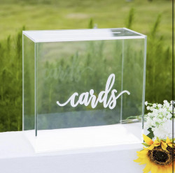 Clear Gift Card Holder