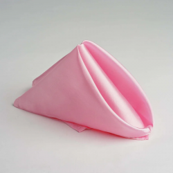 Pink Satin Napkin (12)