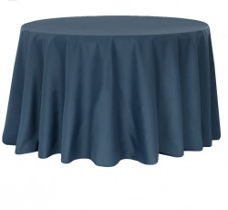 120 Round Tablecloth Navy